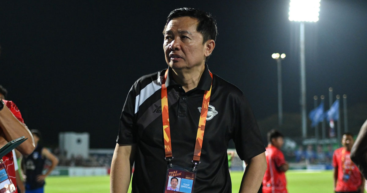 “บิ๊กป๊อก” ลั่นเป้าหมายคือ “ชลบุรี” ต้องชนะ “ระยอง”